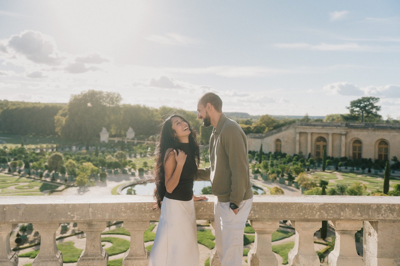 Shooting couple chateau de versailles