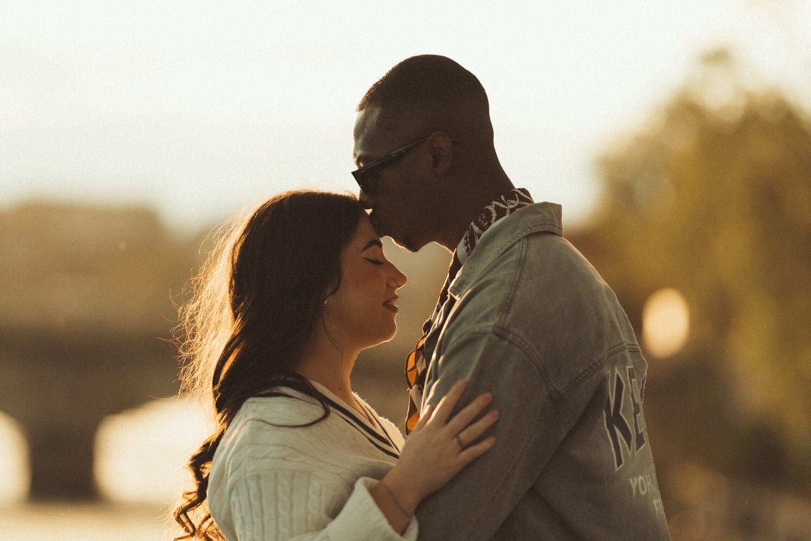 Photo couple pont Alexandre III
