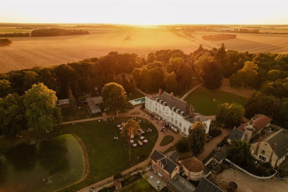 Château Barthélemy vue de haut